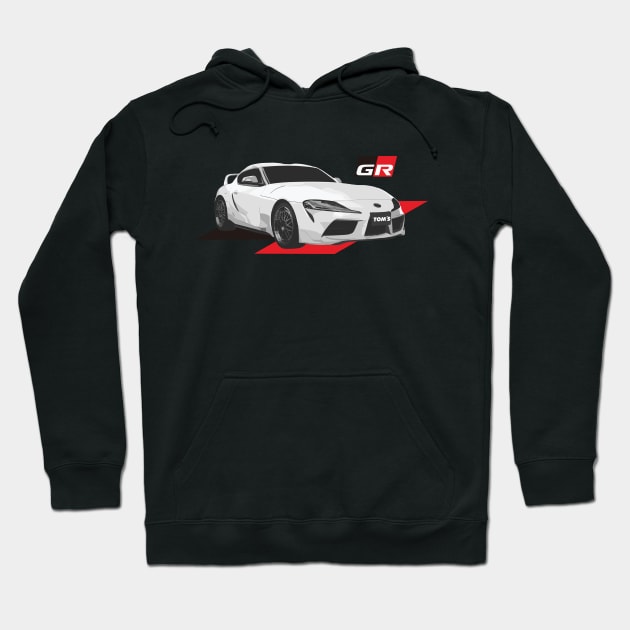 TOM'S gr supra a91 mark 5 toyota FOR PAUL Hoodie by cowtown_cowboy